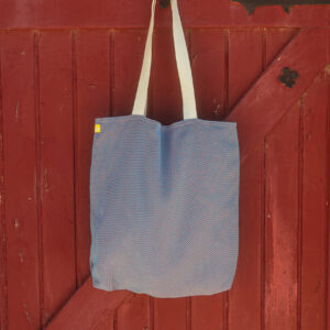 TOTE BAG TURQUESA/ ROJO