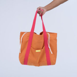 Bolsa de Playa Baleal Naranja/Rojo